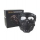 Kombat UK Skull Messenger Mask (BK), Manufactured by Kombat UK, this stylish full face mask is modelled after a skull, and has cut outs to provide a superb aesthetic, as well as great ventilation